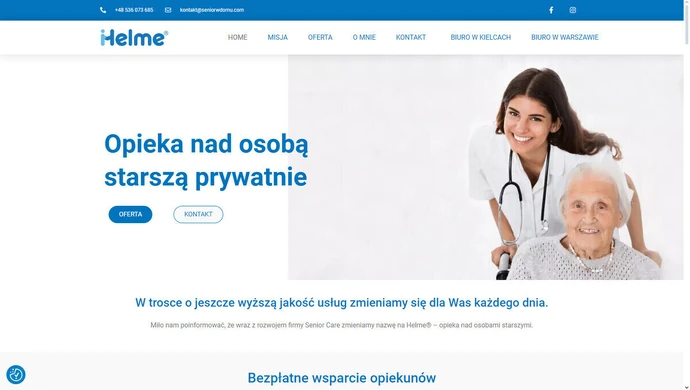Psychologiczne aspekty całodobowej opieki nad osobą starszą