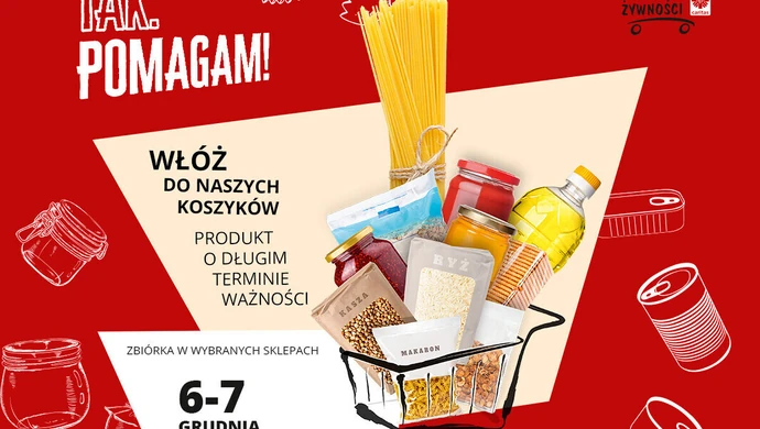 Zbiórka żywności dla potrzebujących