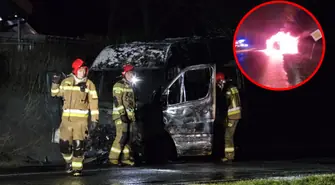 Pożar auta na Wolborskiej