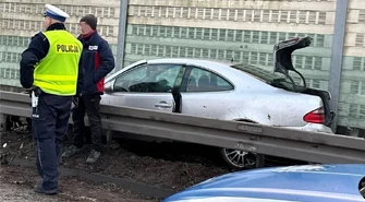 Swój rajd zakończył między barierami. Teraz znajdzie się za kratami