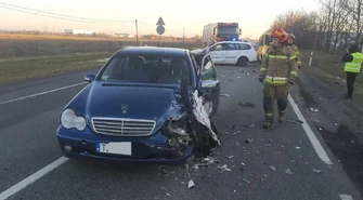 Zderzenie na krajowej "dwunastce"