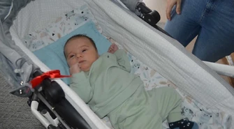 Burmistrz odwiedził pierwszego mieszkańca urodzonego w tym roku