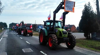 Rolnicy strajkują w Jaksonku