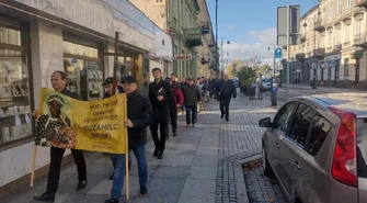 Jubileuszowy Męski Publiczny Różaniec w Piotrkowie