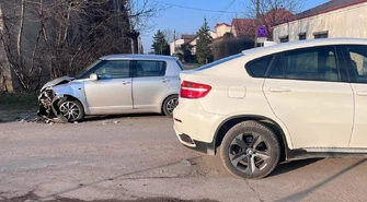 Suzuki zderzyło się z BMW