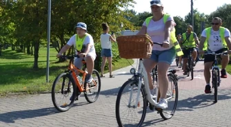 Rajd rowerowy z OSiR-em