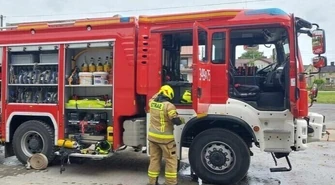 Kontrola gotowości bojowej jednostki strażackiej wyszła na &#8222;5&#8221;