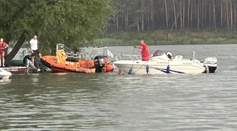 Przewrócona łódź na Zalewie Sulejowskim. Groźne zdarzenie w gminie Sulejów
