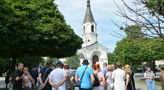 Spacerem po Piotrkowie szukali śladów wielu kultur