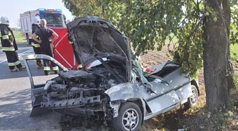 Śmiertelny wypadek w Kalskiej Woli.  Nie żyje starszy mężczyzna