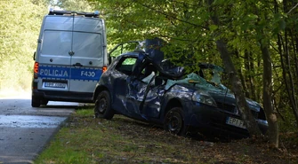 Groźny wypadek na drodze Piotrków - Koło. 3 osoby zostały ranne