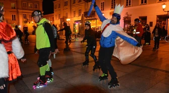 Grupa Nightskating przejechała ulicami Piotrkowa