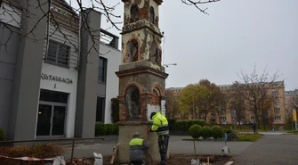 Trwa remont kapliczki przy Narutowicza