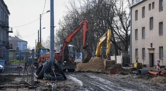 Trwa przebudowa ulicy Roosevelta w Piotrkowie. Co obecnie dzieje się na terenie inwestycji?