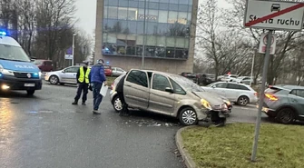 Kolejne zdarzenie na wjeździe do Lidla