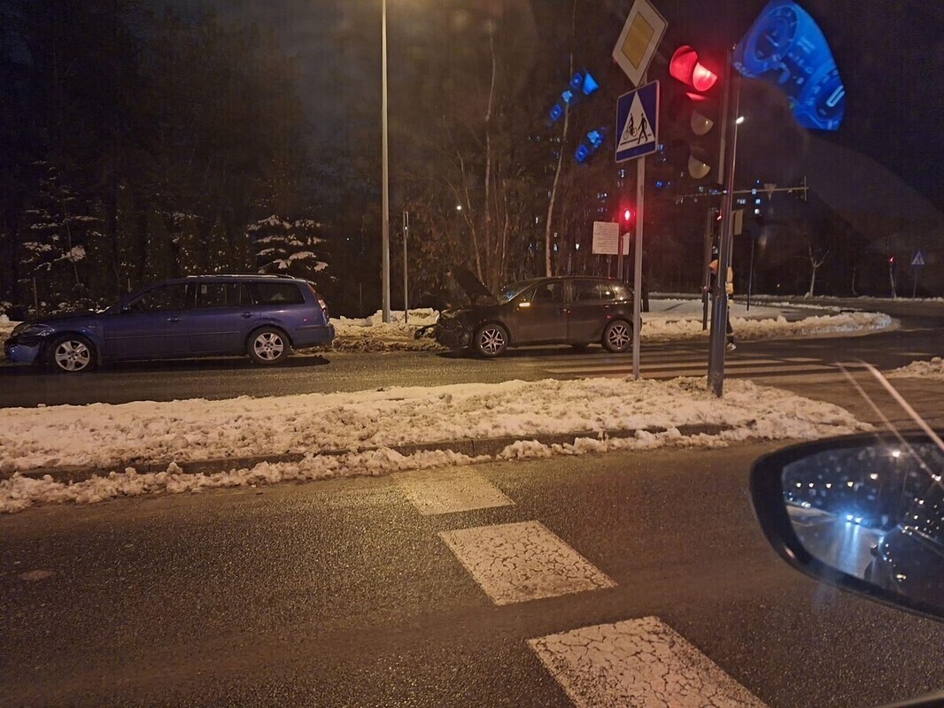 Kolizja na skrzyżowaniu Al. Concordii i Słowackiego