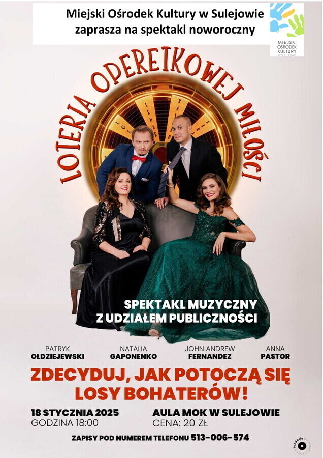 Kulturalny weekend w MOK Sulejów