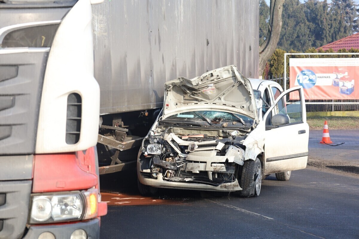 Groźny wypadek na Łódzkiej w Piotrkowie