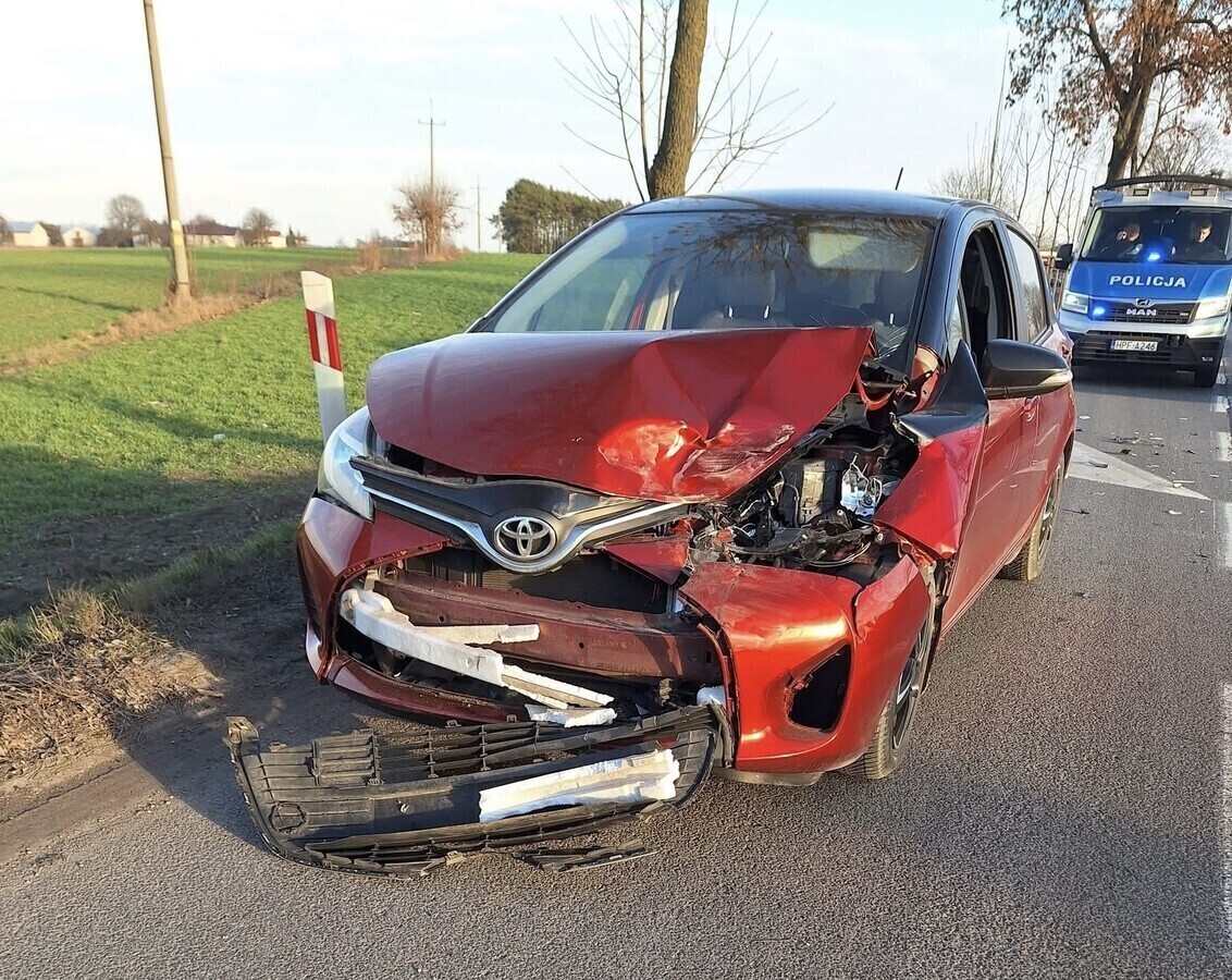 Utrudnienia na DK12 w Korytnicy