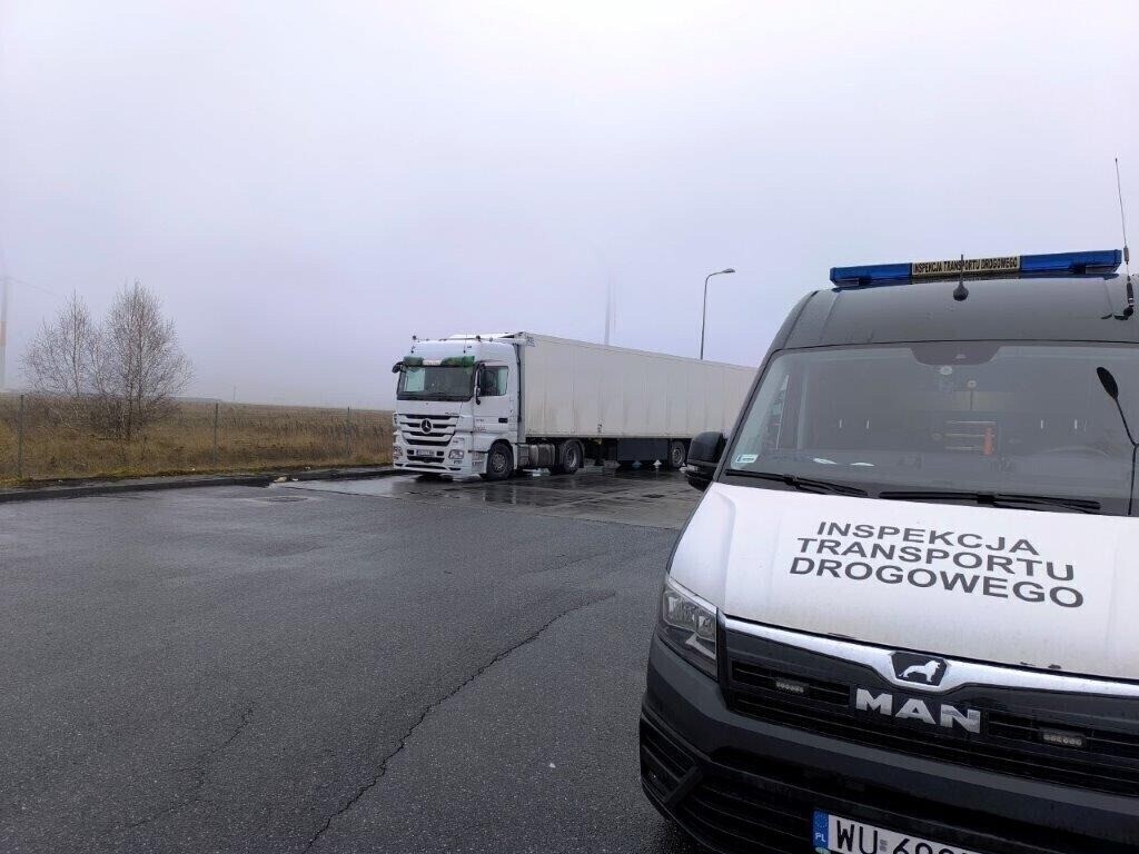 Serbski przewoźnik zatrzymany przez ITD