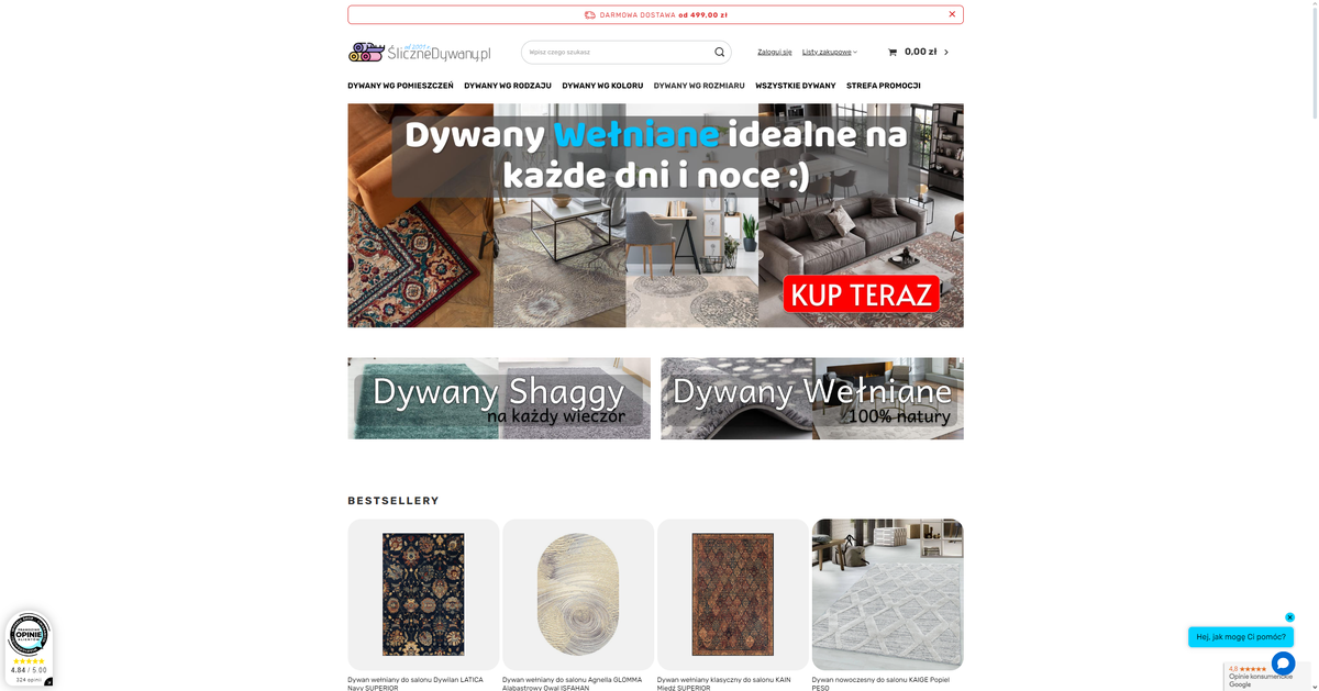 Sklep z dywanami online - zalety zakupów bez wychodzenia z domu
