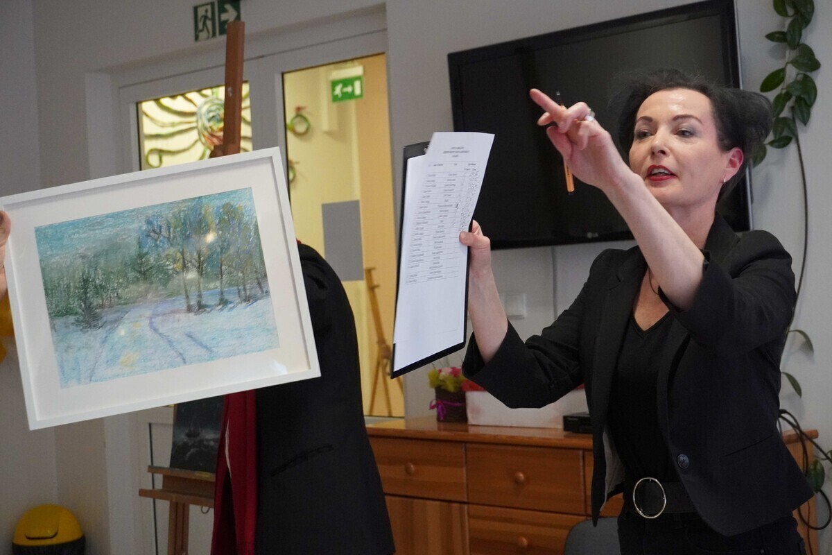 Aukcja artystyczna w Środowiskowym Domu Samopomocy