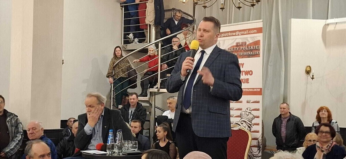 Spotkanie z Przemysławem Czarnkiem w Piotrkowie