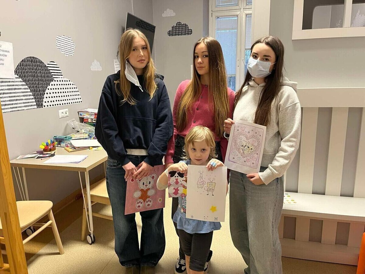 Trzy uczennice - wielkie serca. Projekt Mali Wojownicy