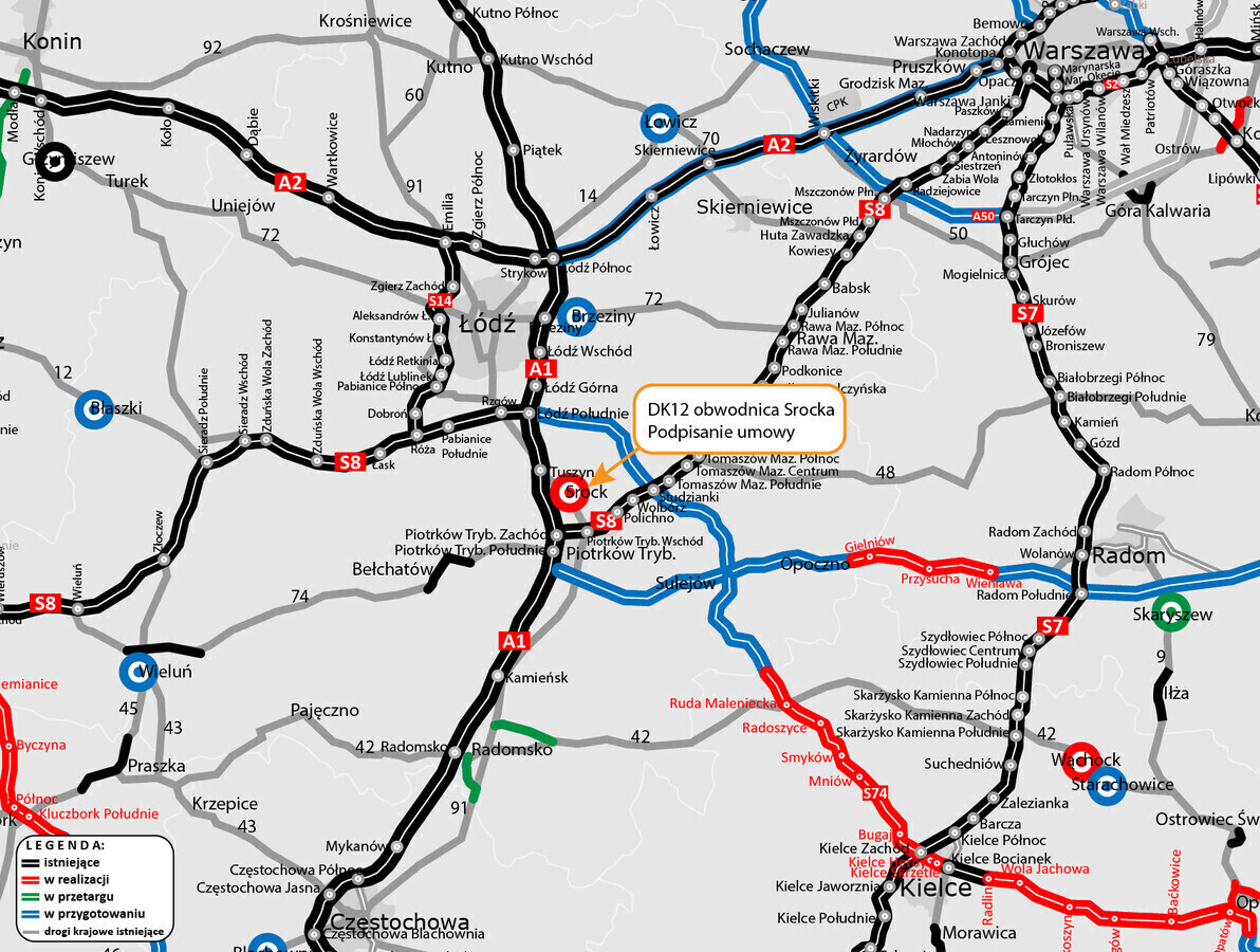 Obwodnica Srocka stanie się faktem. GDDKiA podpisało umowę