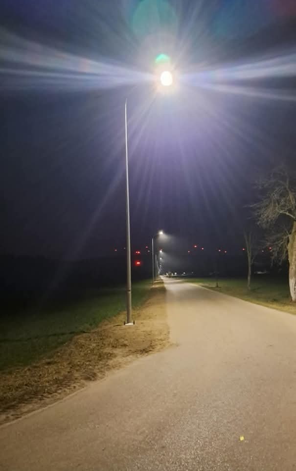 Budowa oświetlenia ulicznego pomiędzy Gałkowicami Nowymi a Podjeziorem dobiega końca