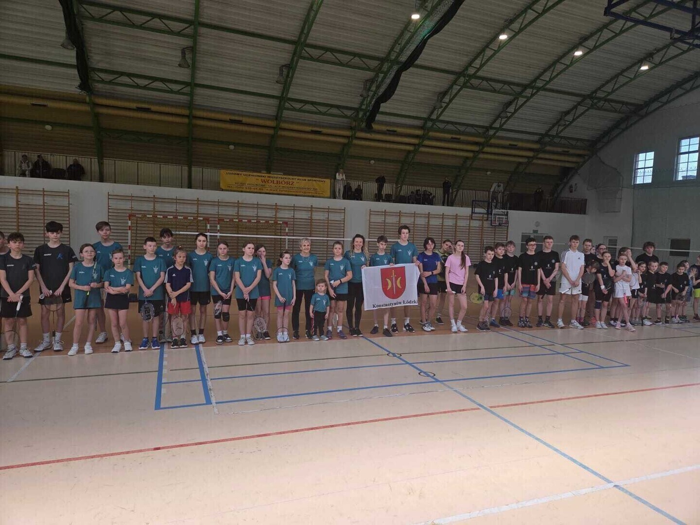 Wojewódzkie zawody badmintona w Wolborzu