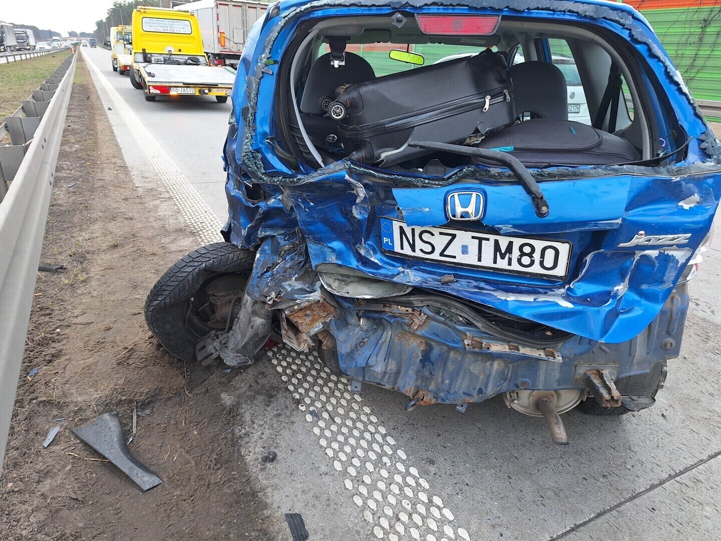 Wypadek na S8 w kierunku Piotrkowa. Gigantyczne korki