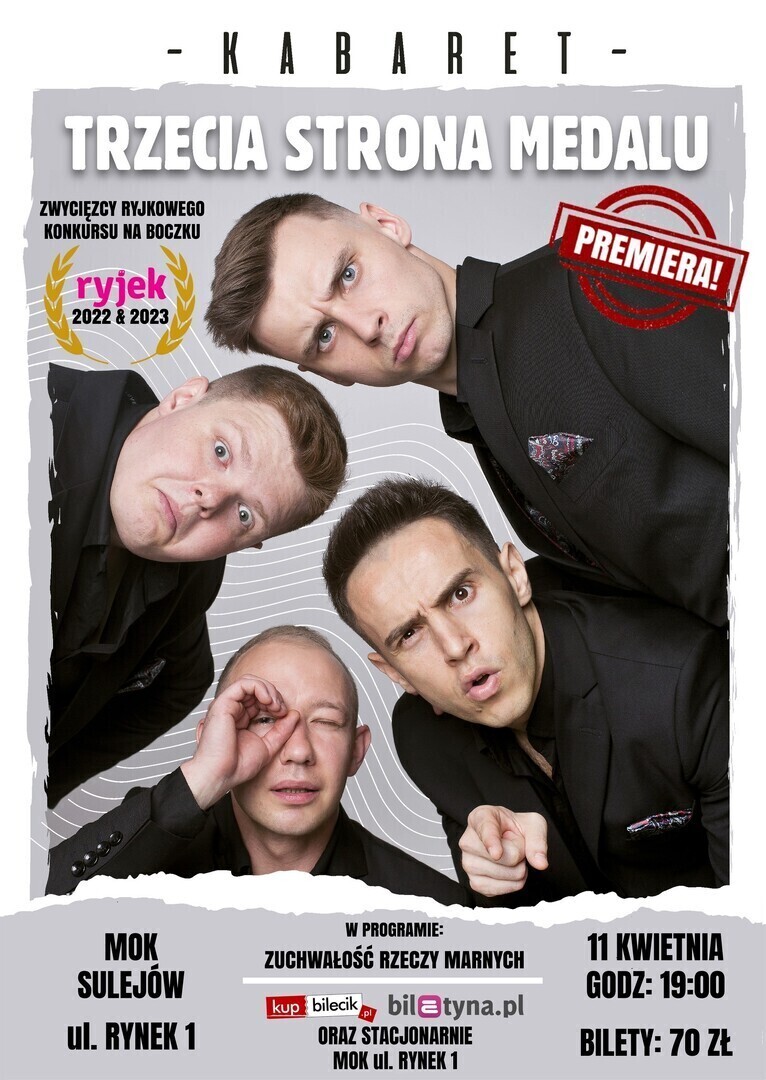 Kabaret Trzecia Strona Medalu w Sulejowie