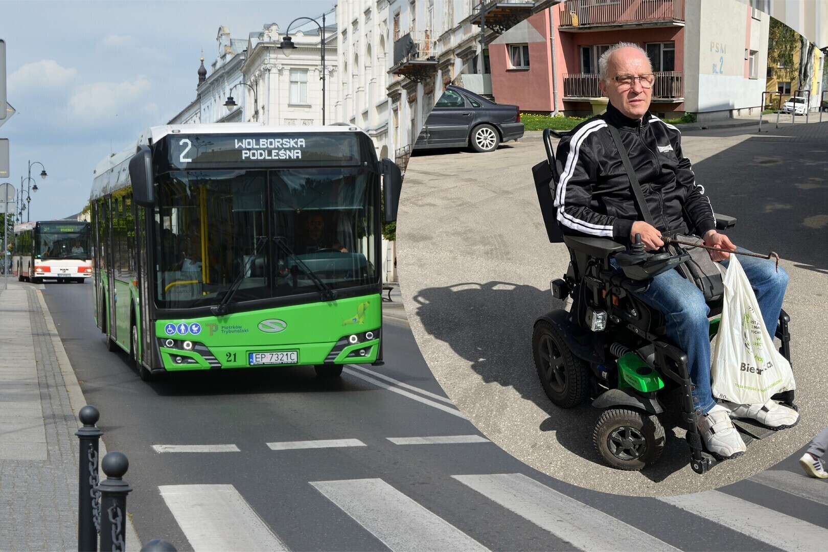 Brak empatii czy brak sprzętu Osoby niepełnosprawne zmagają się z problemem w piotrkowskich emzetkach