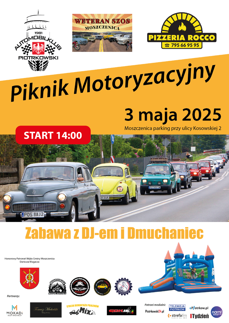 Piknik motoryzacyjny w Moszczenicy