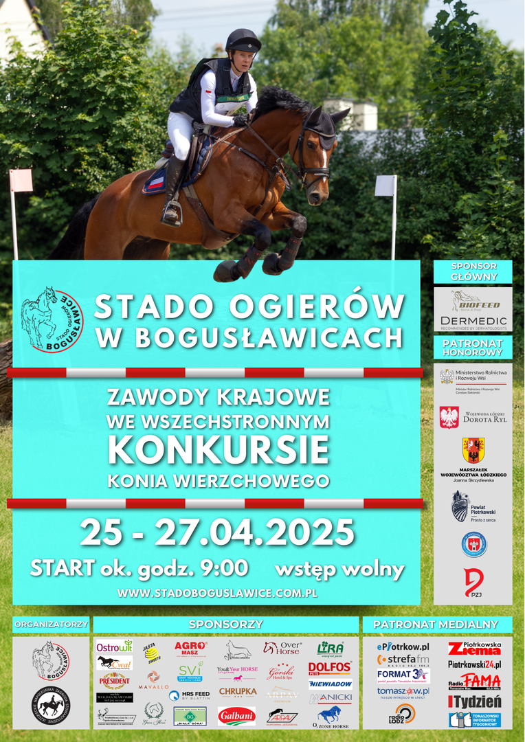 Zawody Jeździeckie 25-27.04.25