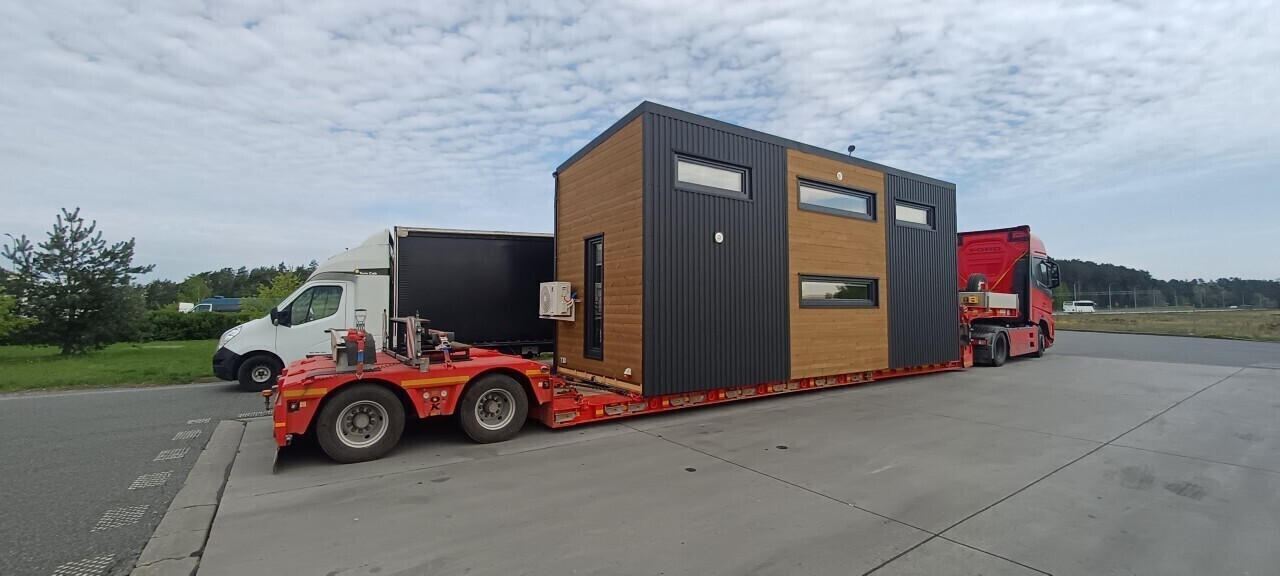 ITD zatrzymała pojazd z domem modułowym