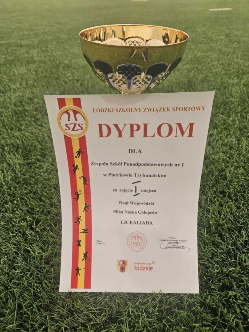 Puchar Licealiady dla ZSP nr 1 w Piotrkowie