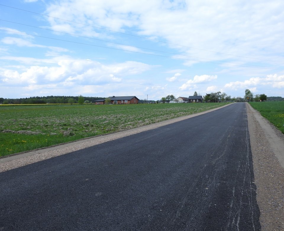 Włodzimierzów z nową drogą