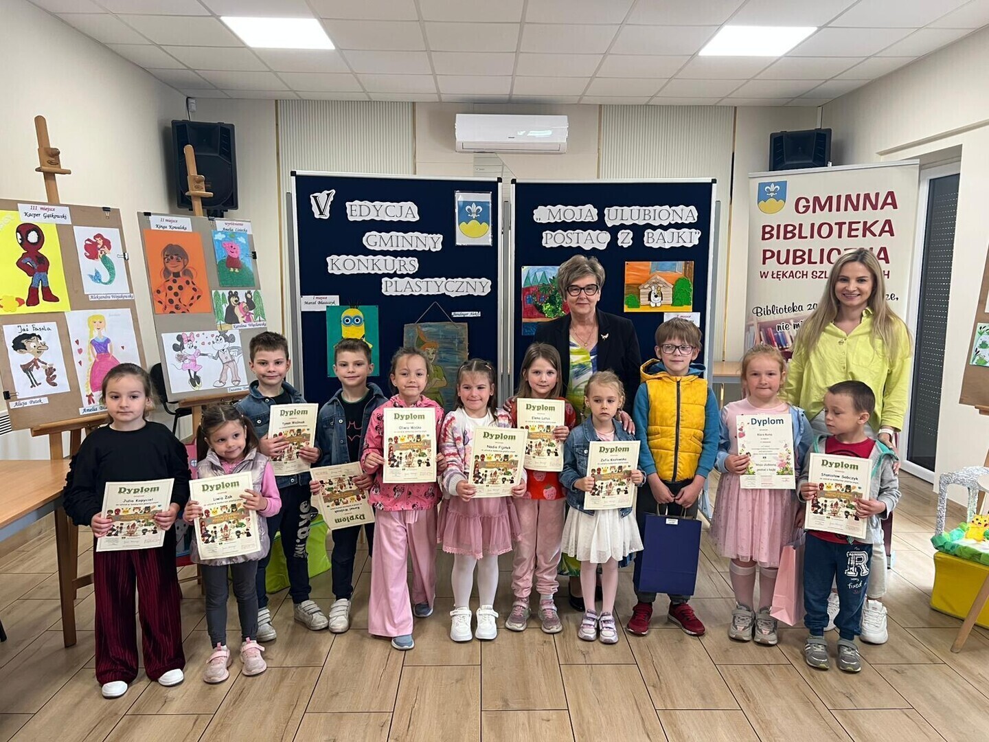 Podsumowanie V Gminnego Konkursu Plastycznego Moja ulubiona postać z bajki