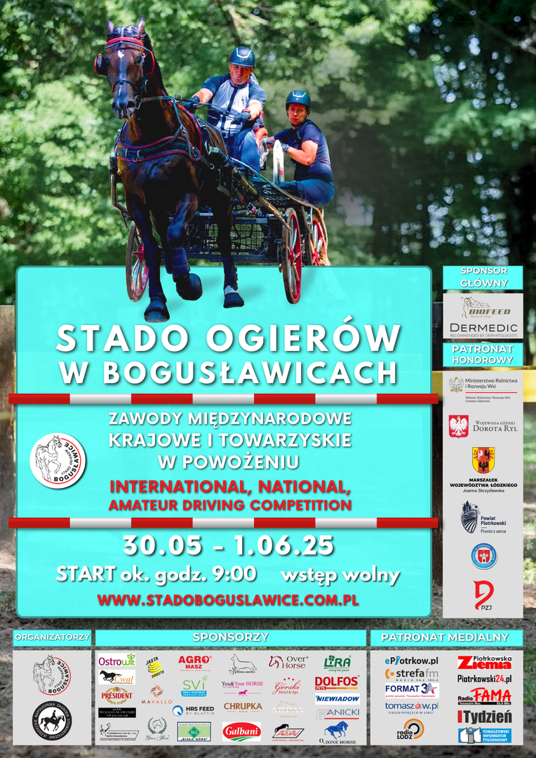 Stado Ogierów w Bogusławicach zaprasza na trzy dni pełne sportu emocji i rodzinnej rozrywki