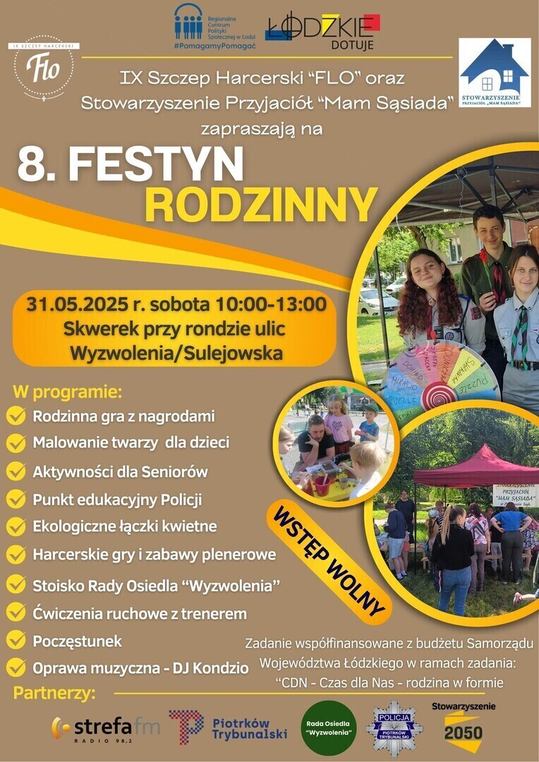 Stowarzyszenie Przyjaciół Mam Sąsiada zaprasza na festymn