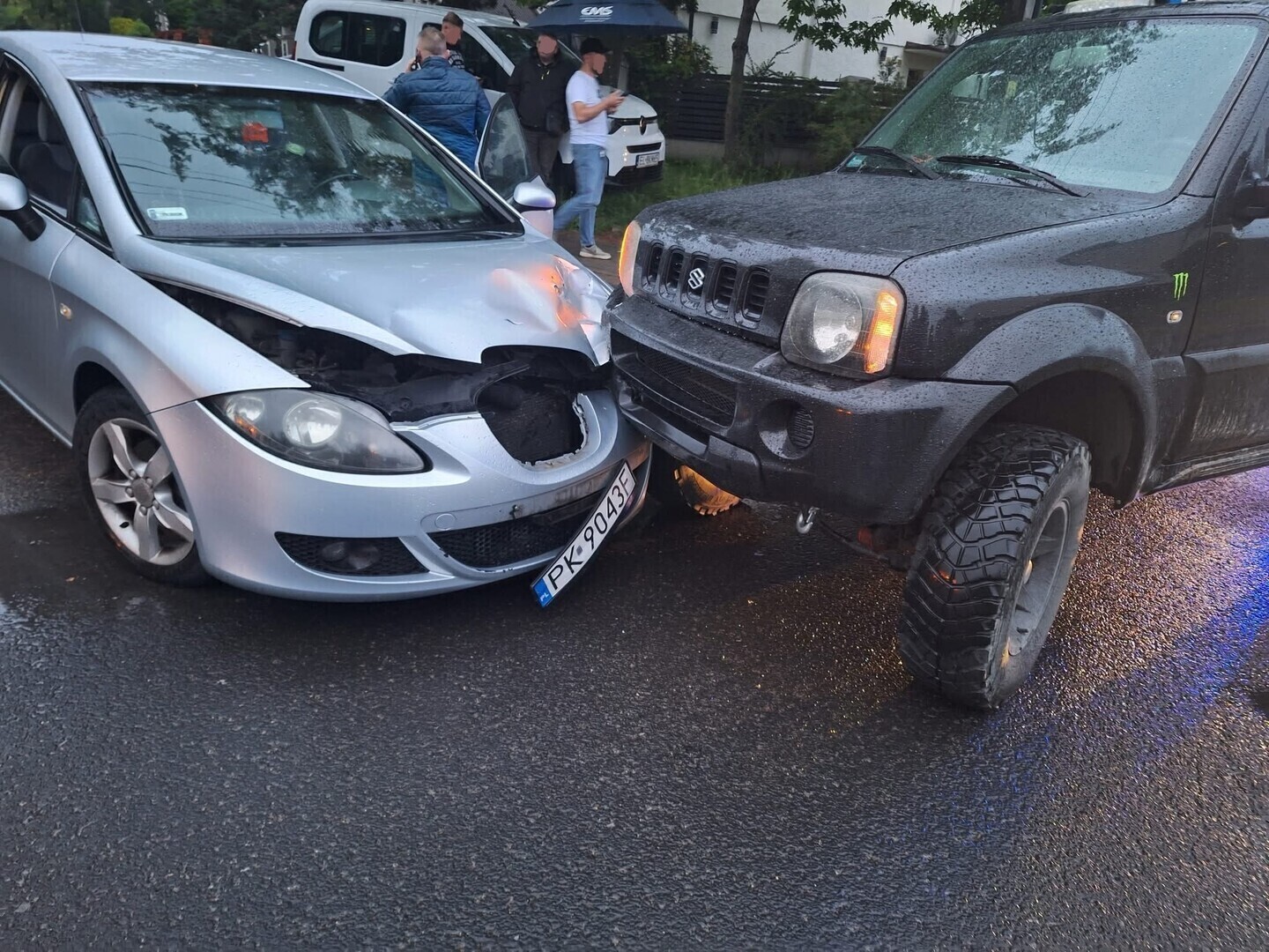 Wieczór pełen kolizji w Piotrkowie. Trzy zdarzenia niemal w tym samym czasie