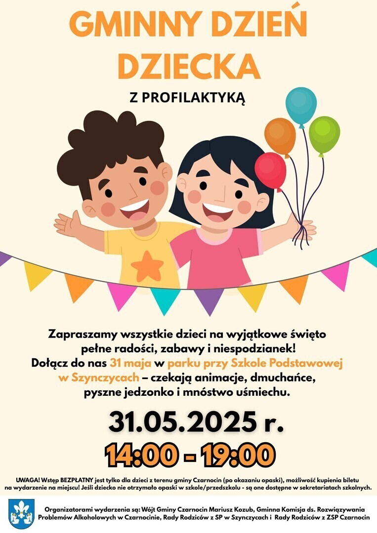 Gminny Dzień Dziecka z Profilaktyką Radość Zabawa i Edukacja w Szynczycach
