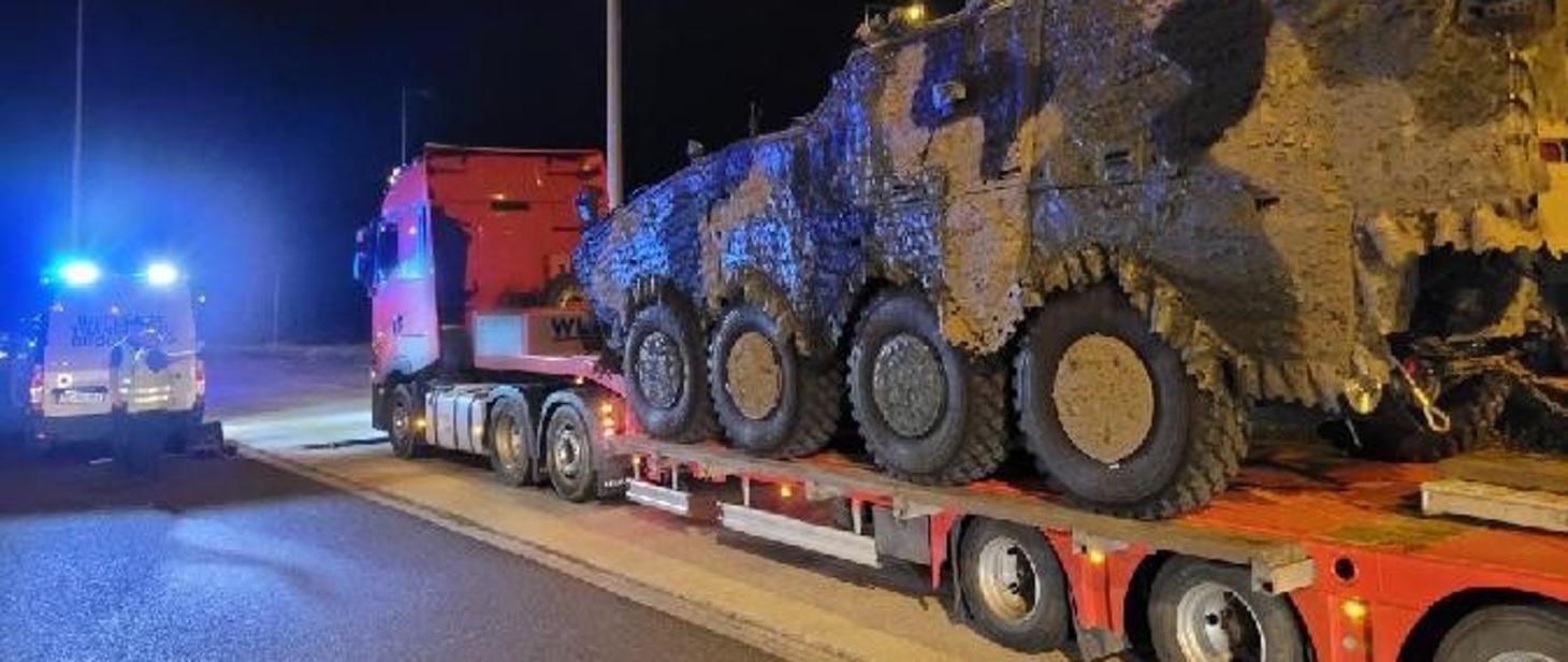 ITD ujawniła nieprawidłowości przy przewozie wojskowego transportera