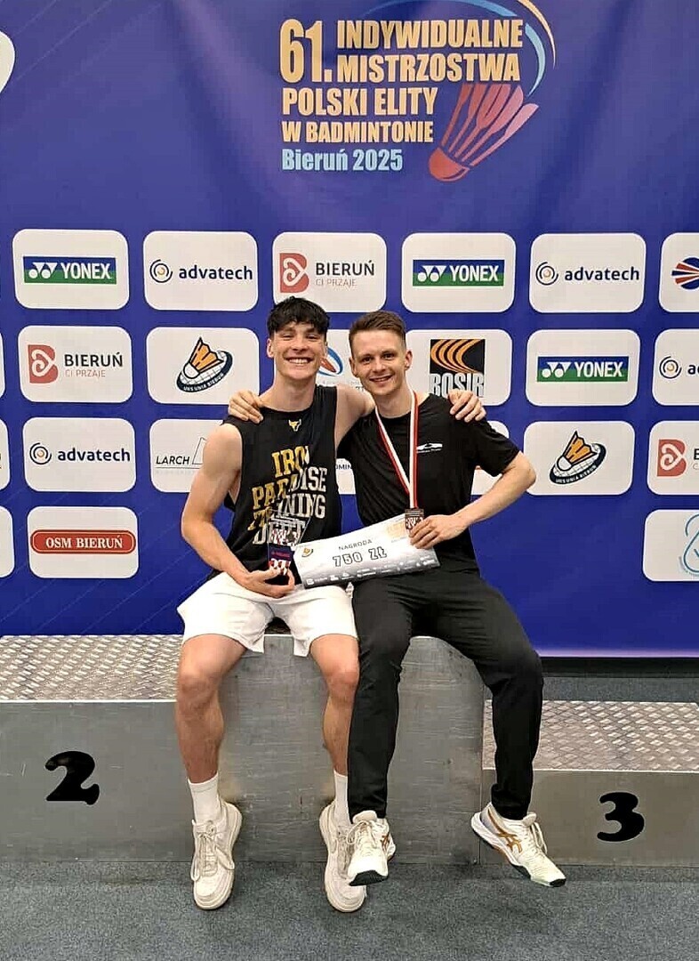 Badmintonista Ruchu Piotrków zdobył brązowy medal mistrzostw Polski