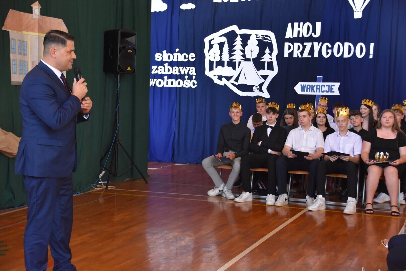 Zakończenie roku szkolnego w Szkole Podstawowej w Kamieńsku