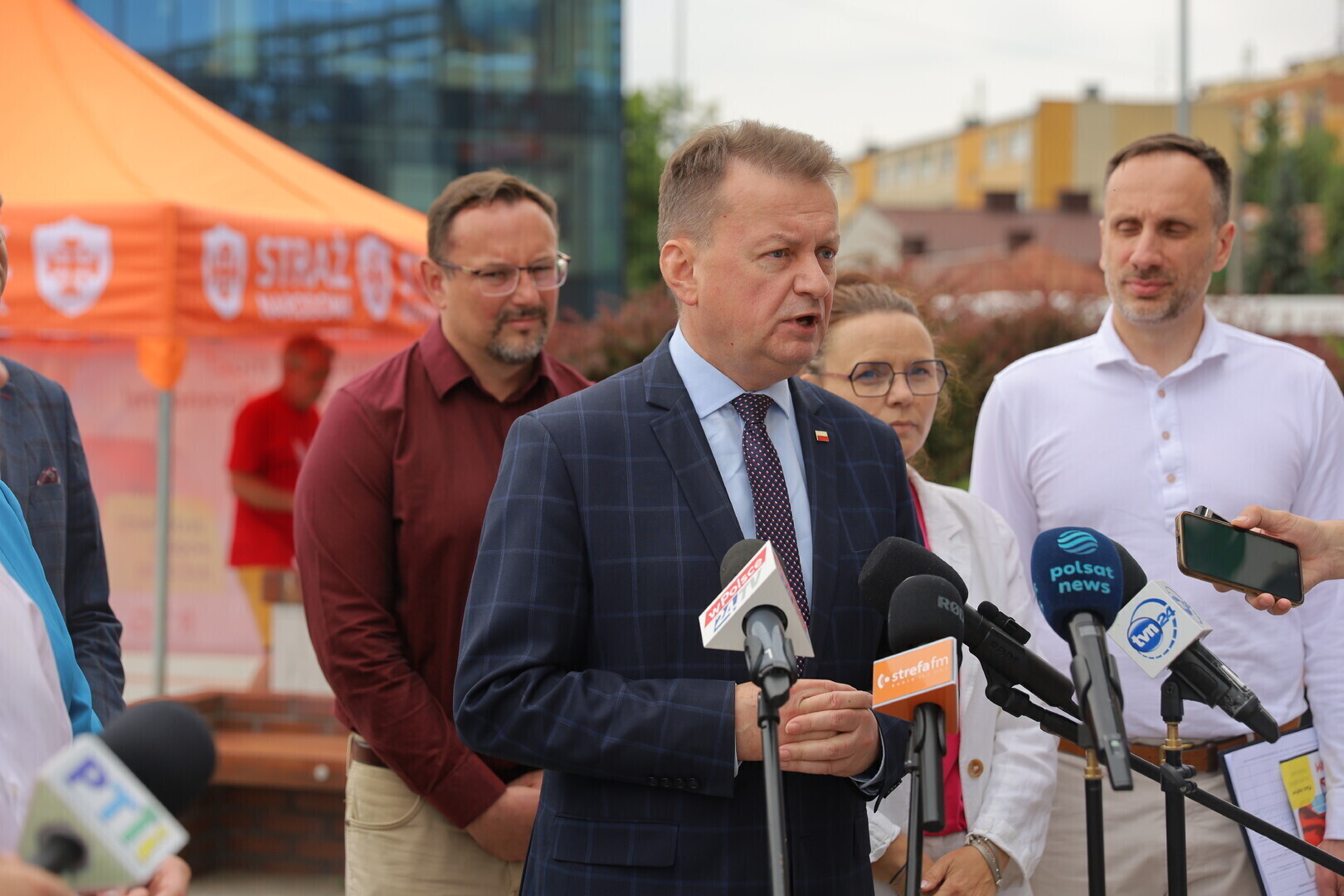 Dróżdż Mamy wszystkie podpisy. Konferencja Mariusza Błaszczaka w Piotrkowie ws. referendum