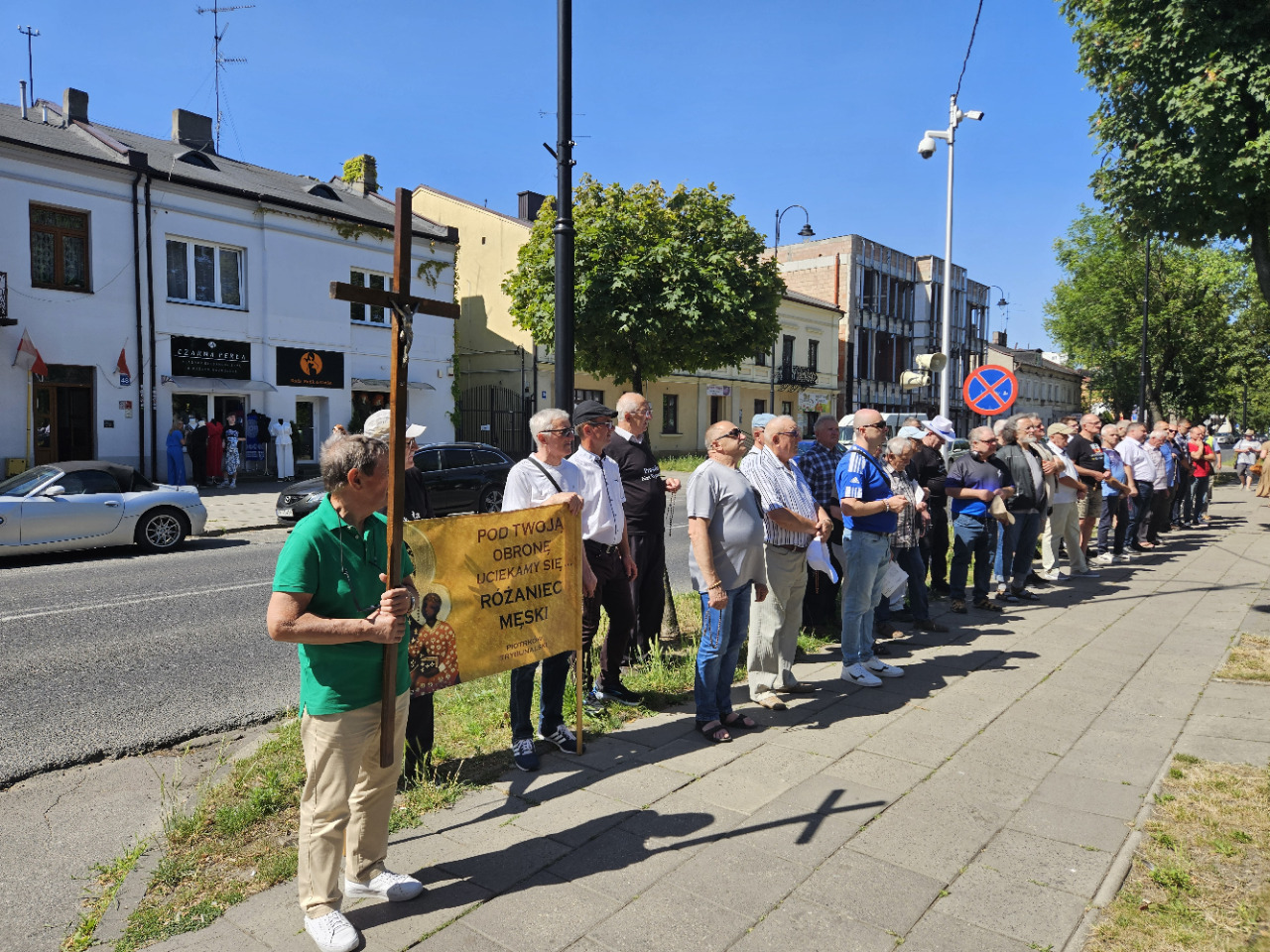 76. Męski Różaniec w Piotrkowie Trybunalskim - lipcowe spotkanie modlitewne
