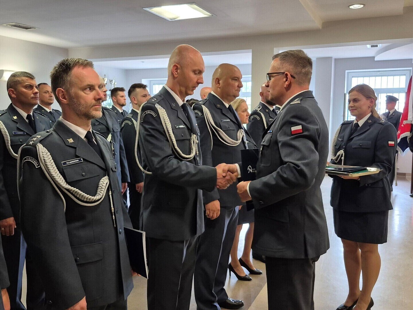 Awanse i odznaczenia w Areszcie Śledczym w Piotrkowie Trybunalskim z okazji Święta Służby Więziennej